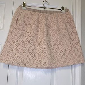 Light Pink pastel JCrew Mini skirt